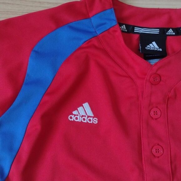 adidas MLB Philadelphia Phillies Red Short Sleeve Jersey Size Small - Picture 2 of 12